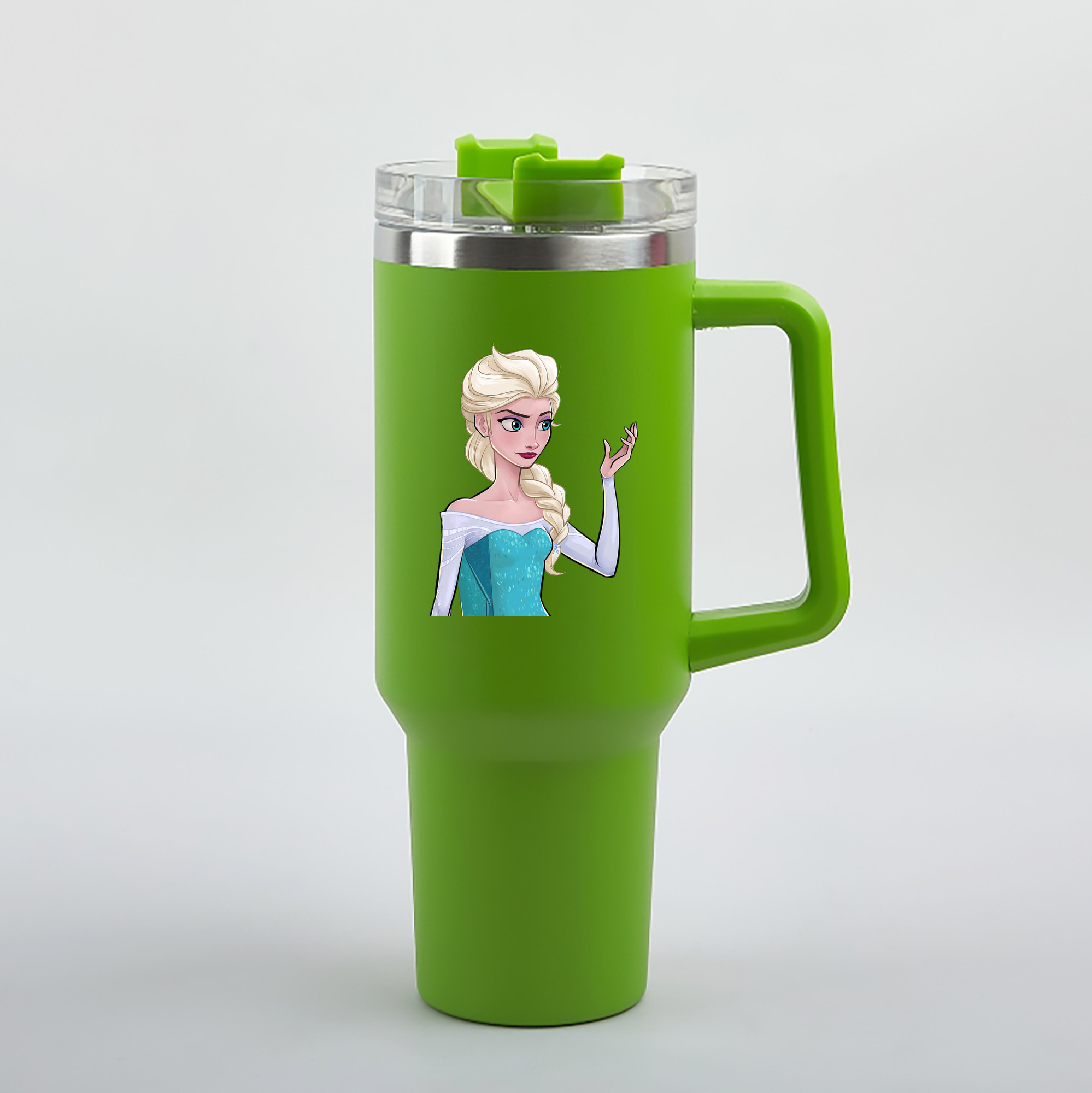 （画像用） アナと雪の女王 アンナ エルサ Frozen Anna Elsa 1200mL車用タンブラー（カラープリント）